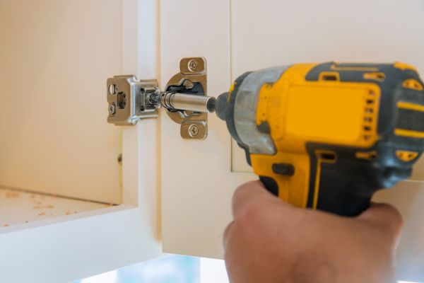 Cupboard Door Hinge Repair in Midlothian