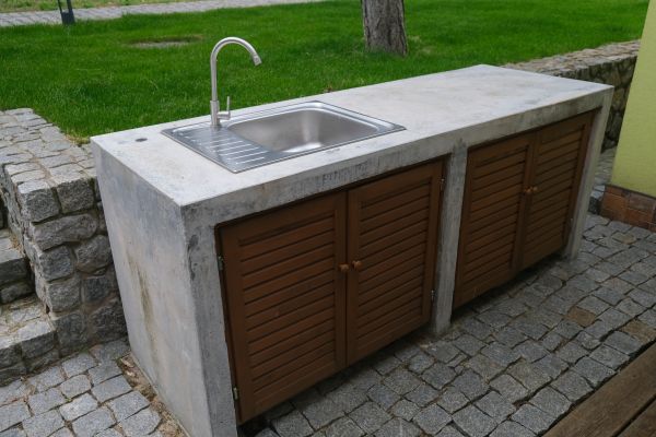 Exterior Cabinet Installation in Midlothian