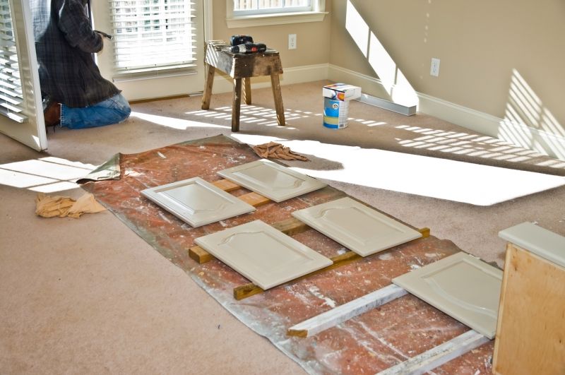 Cabinet Refinishing Process